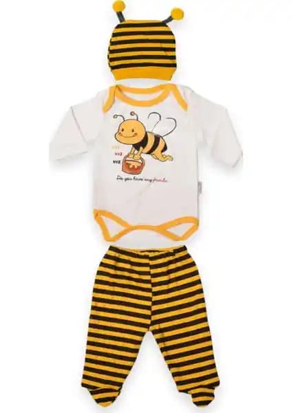 Minibird Üçlü Arılı Badili Takım Çocuklar İçin Güvenli ve Şık Giyim Seçeneği