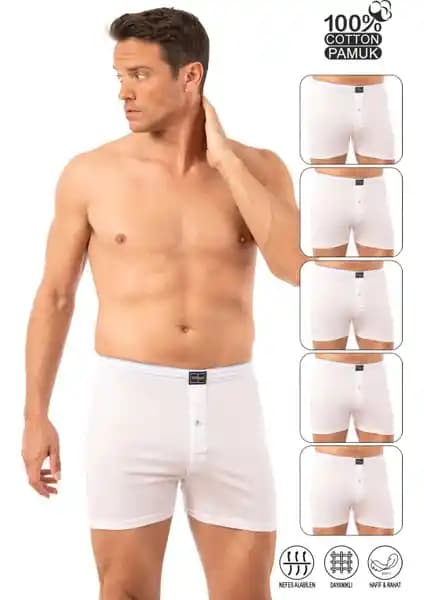 Özkan 0041 Erkekler İçin Konfor ve Kalitenin Buluşması Yüksek Kaliteli Pamuklu Boxer