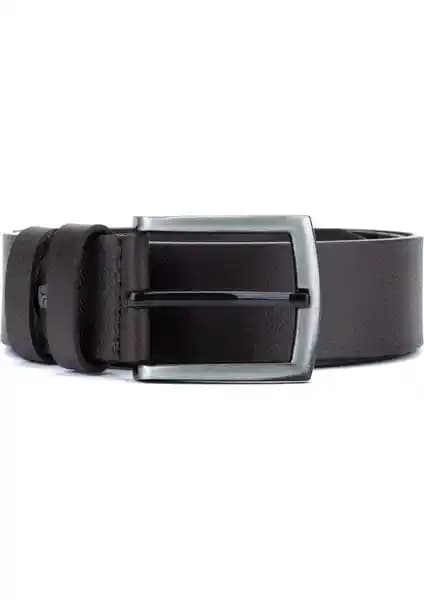 Tamer Tanca Erkek Hakiki Deri Kahverengi Kemer 562 17 Spr Şıklık ve Dayanıklılık Sunar