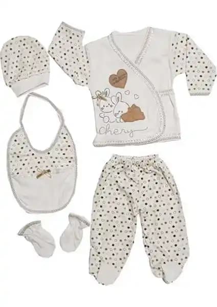 Yenidoğan Bebekler İçin Konforlu ve Güvenli 5 Parça Hastane Çıkışı Seti