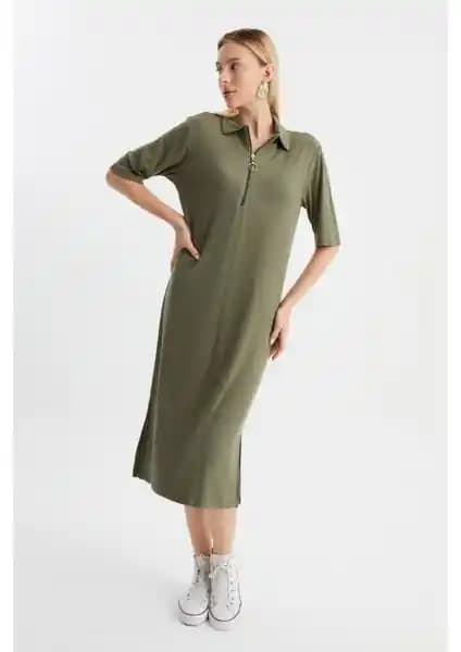 Alexander Gardi Fitilli Fermuar Detaylı Elbise: Günlük Şıklık ve Rahatlık Sunan Modern Tasarım