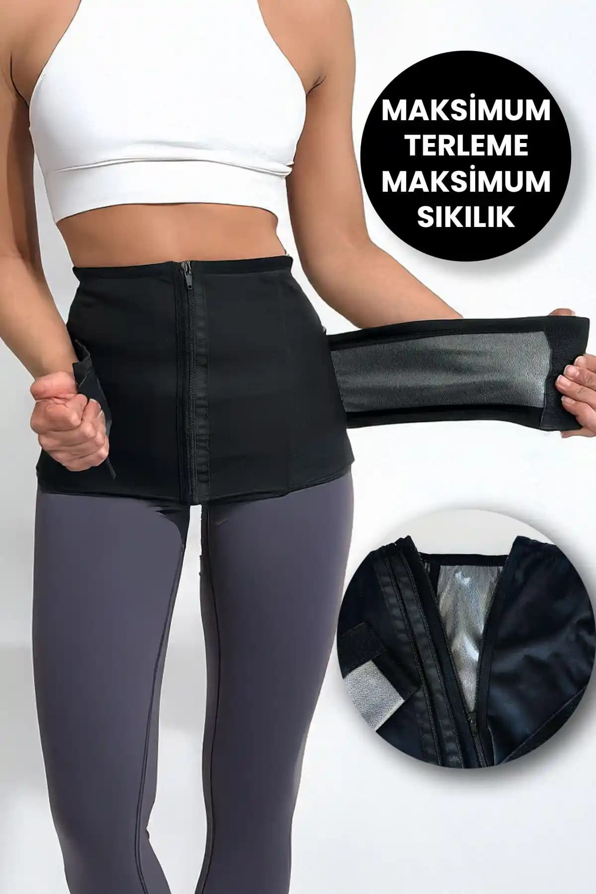 Alexander HUD Kadın Erkek Göbek ve Karın Şekillendirici Termal Kemer Korsesi