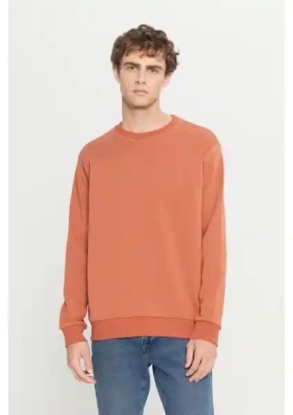 Altınyılz<dı>z Classics Erkek Açık Kahve Standart Fit Sweatshirt Günlük ve Şık Kullanım İçin