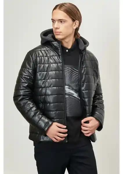 Altınyılz<dı>z Classics Erkek Siyah Standart Fit Mont Günlük ve Şık Kullanım İçin