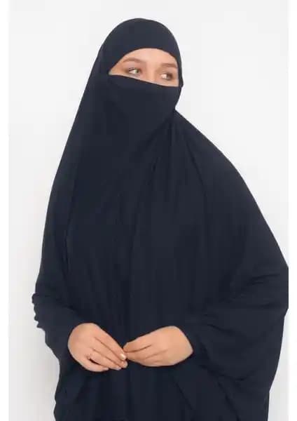 Altobeh Kollu Sufle Çarşaf Üstü Peçeli Hijab: Şık ve Pratik Tesettür Seçeneği