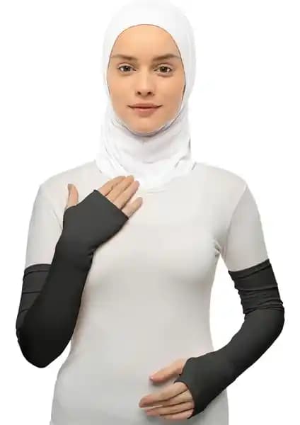 Altobeh Parmak Geçmeli Penye Tesettür Kolluk Füme: Konfor ve Fonksiyonellik Sunan Dayanıklı Tasarım