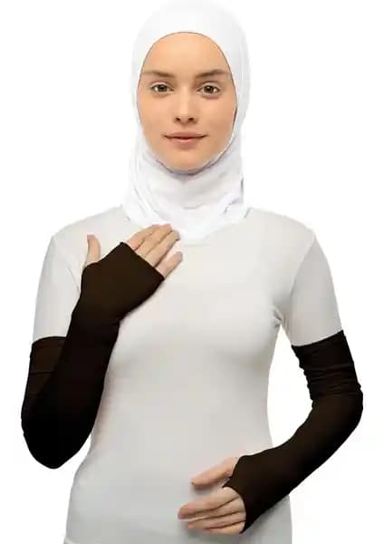 Altobeh Parmak Geçmeli Penye Tesettür Kolluk Koyu Kahverengi Ürün İncelemesi ve Kullanım Avantajları