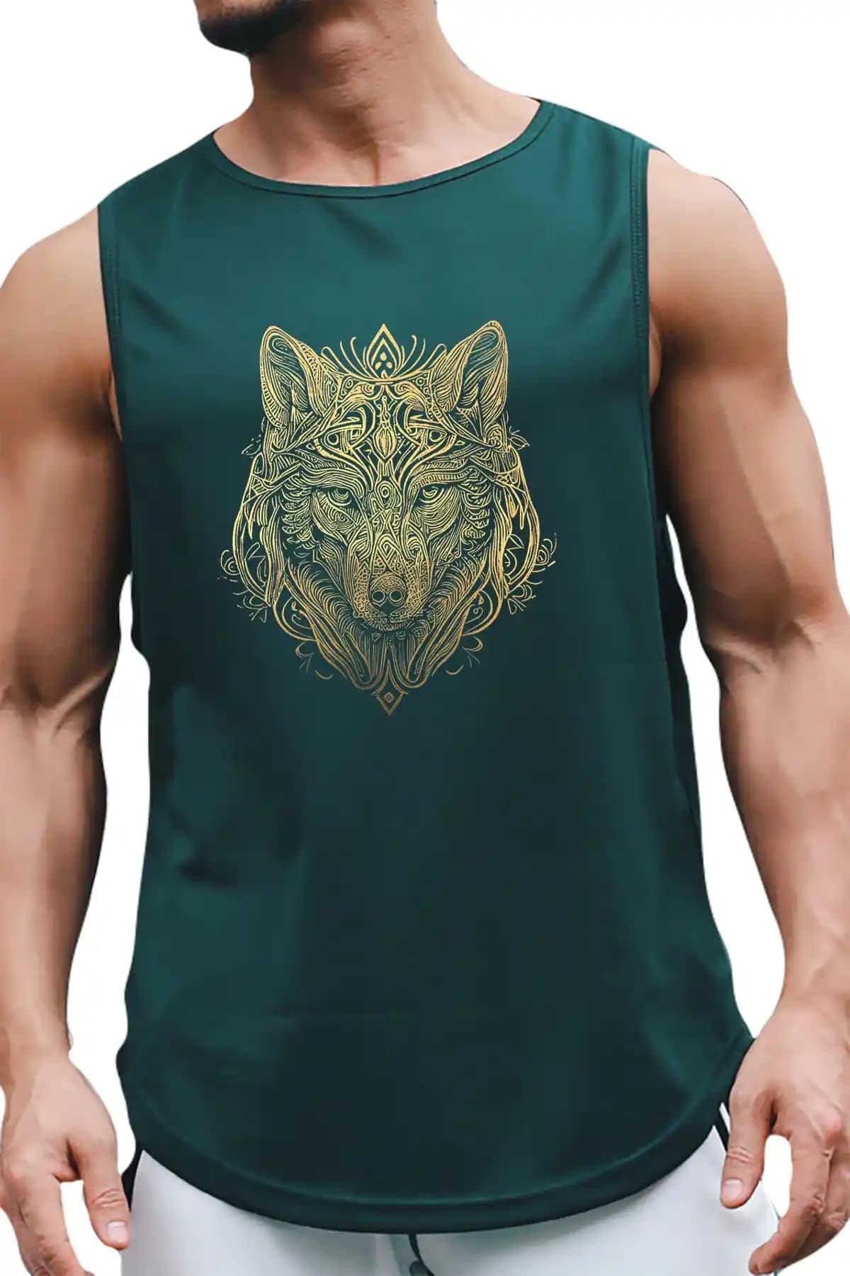 BLUU Wolfart Kolsuz Sporcu T-shirt Tank Top: Rahat ve Şık Spor Giyim Seçeneği