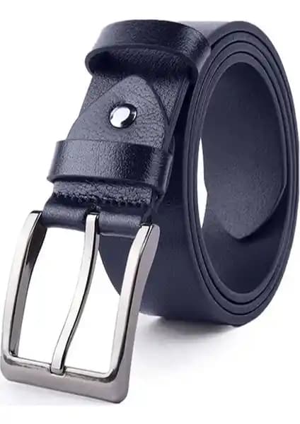 Bosskan Hakiki Deri Kot Kumaş Kanvas Pantolona Uyumlu Erkek Kemerleri Kalite ve Şıklığın Buluşması