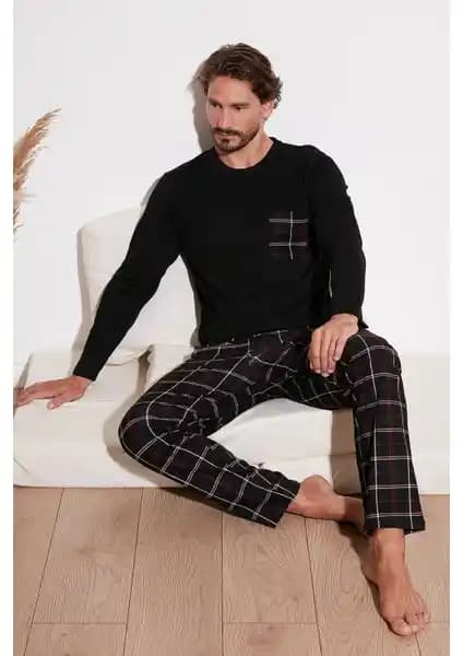 Buratti Ekoseli Cepli Beli Lastikli %100 Pamuk Erkek Pijama Takımı Özellikleri ve Kullanıcı Yorumları