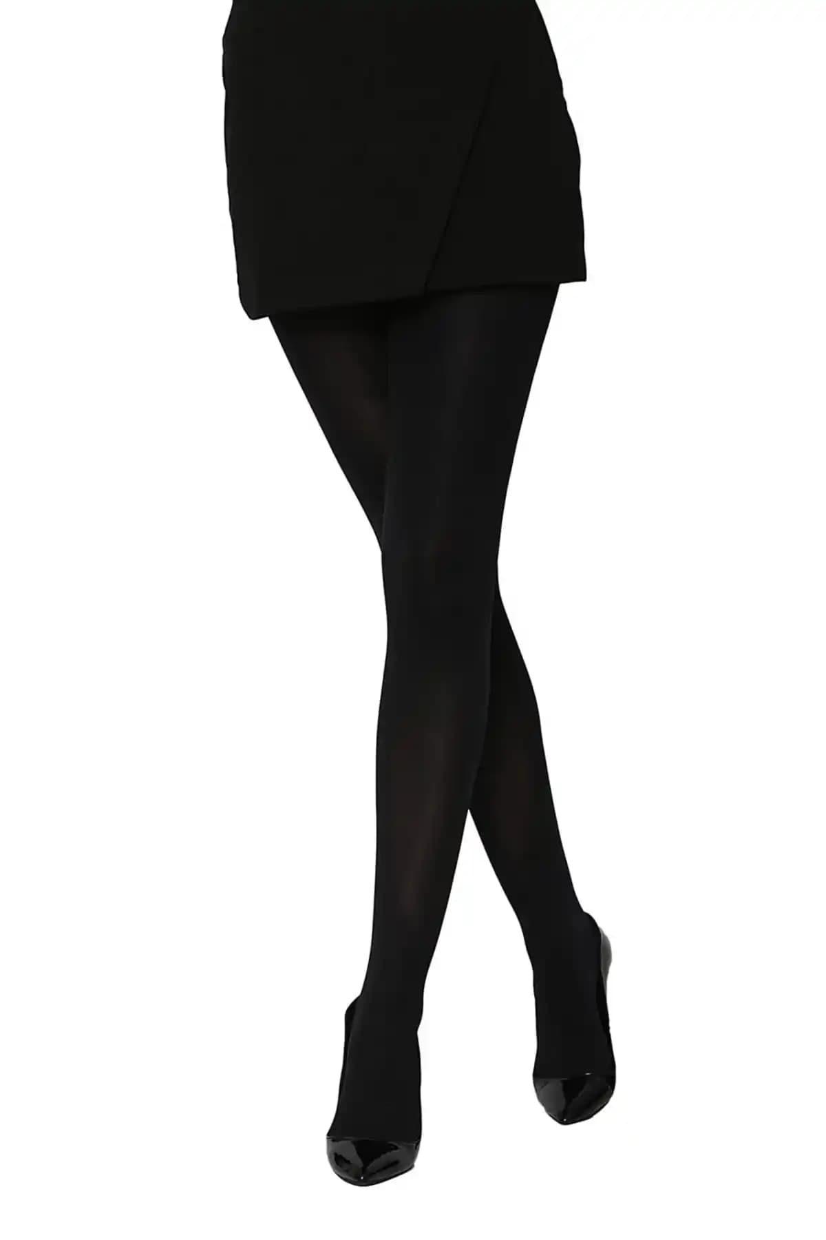 Çorapdiyari Mikro 50 Maxi Büyük Beden Siyah Külotlu Çorap Günlük Kullanım ve Konfor İçin Tasarlandı