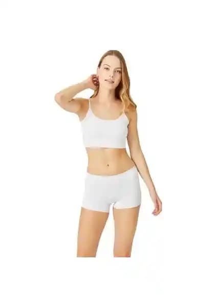 Cottonhill Beyaz Basic Lazer Kesim Dikişsiz Kadın Boxer Külot İnceleme ve Özellikleri