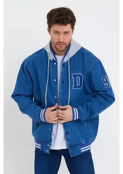Damga Erkek Kot Ceket Günlük Kullanım İçin Modern Sokak Modası Tasarımı