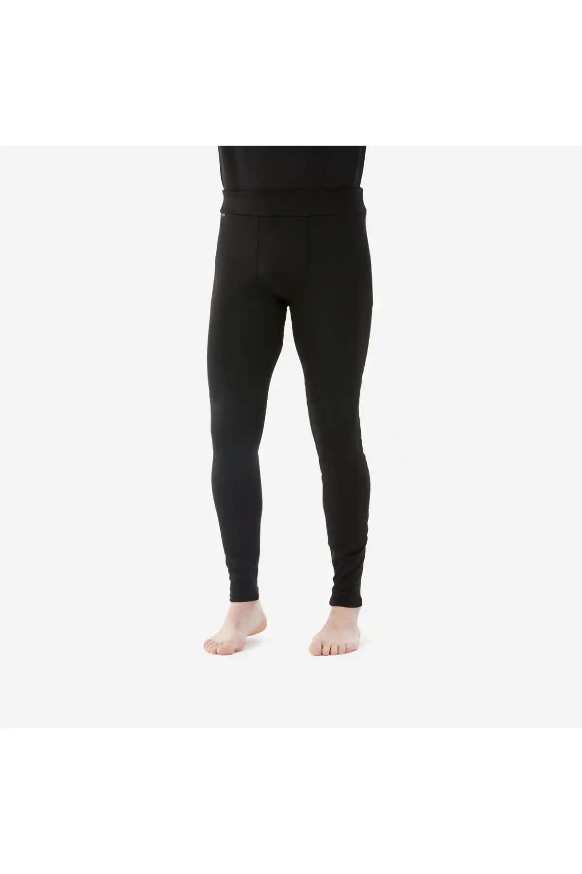 Decathlon Wedze Erkek Sıcak Tutan Alt Termal Kayak İçliği Siyah - Konfor ve Sıcaklık Sağlayan Spor İçliği