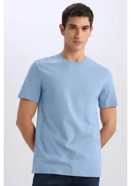 DeFacto %100 Pamuk Erkek Basic Tişörtleri Günlük ve Spor Kullanımına Uygun