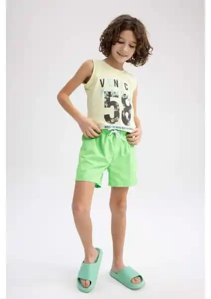 DeFacto Erkek Çocuk Basic Düz Deniz Şortu Z9302A623HS Yüksek Kalite ve Rahatlık Sunar