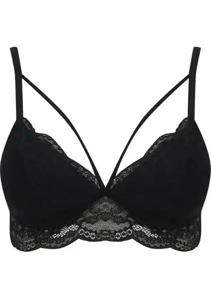 DeFacto Fall in Love Dantelli Triangle Bralet Kadın İç Giyim Şıklık ve Konfor Sunar