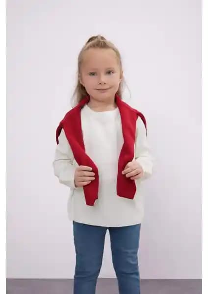 DeFacto Kız Bebek Bisiklet Yaka Triko Kazakları Günlük Kullanım ve Şıklık İçin Uygun