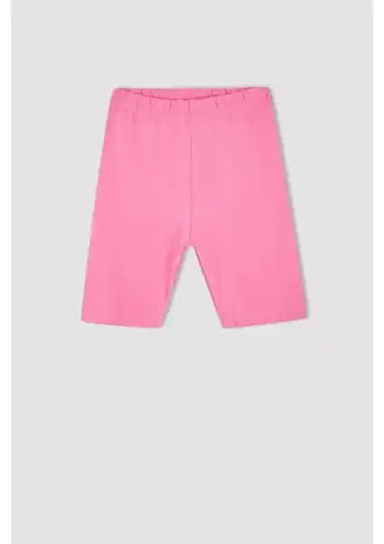 DeFacto Kız Çocuk Basic Biker Tayt J3485A622HS: Rahat ve Şık Günlük Giyim Seçeneği