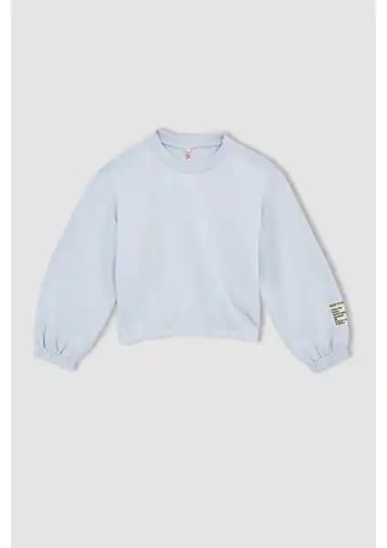 DeFacto Kız Çocuk Regular Fit Bisiklet Yaka Kalın Kumaş Sweatshirt Detayları ve Kullanım Önerileri