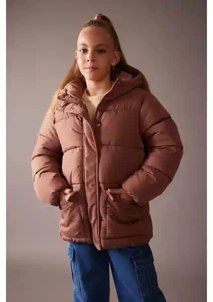 DeFacto Kız Çocuk Su İtici Polar Astarlı Şişme Montu Detaylı İnceleme ve Özellikleri