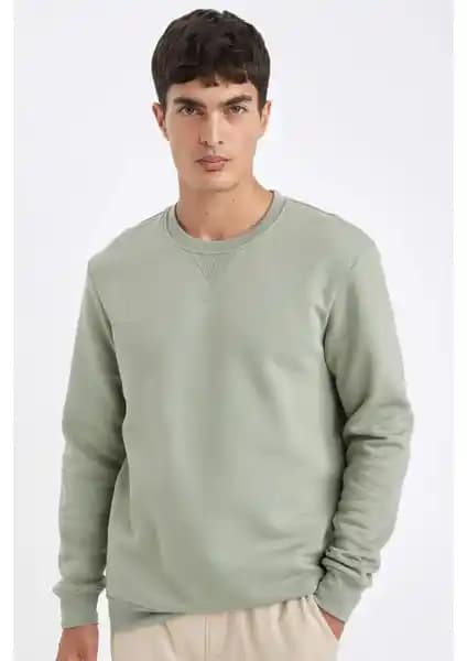 DeFacto Regular Fit Bisiklet Yaka Kalın Basic Düz Sweatshirt İnceleme ve Kullanım Tavsiyeleri