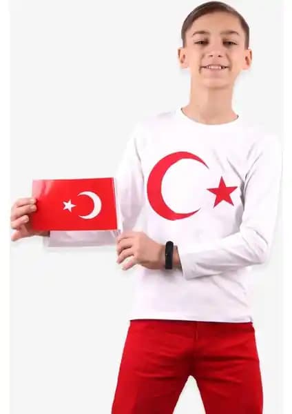 Dragora Bayrak Baskılı Uzun Kollu Çocuk T-Shirt İncelemesi ve Detaylar