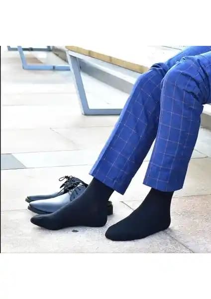 Erkek İş Kıyafeti İçin Şık ve Konforlu 5'li Business Class Çorap Seti