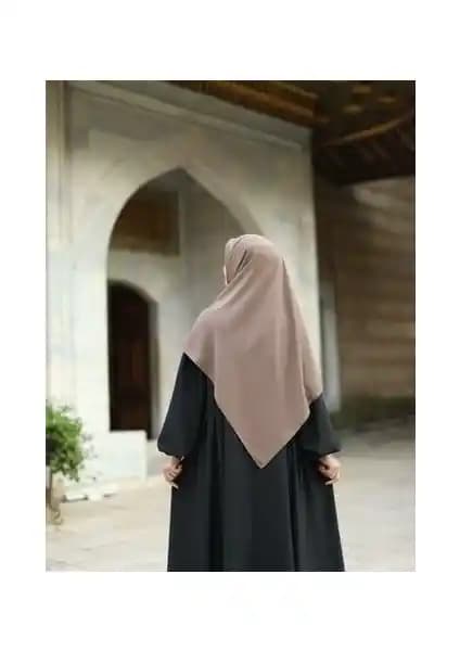 Fresco Scarfs Medine İpeği Eşarp Vizon Renkli Şık ve Konforlu Tesettür Aksesuarı