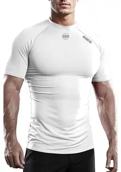 Ghassy Co Erkek Premium Spor T-Shirt Nefes Alabilen ve Hızlı Kuruyan Tasarım