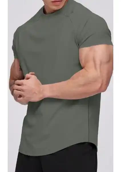 Ghassy Co Erkek Spor Tişörtü Günlük ve Spor Aktiviteleri İçin Uygun Modern Tasarım