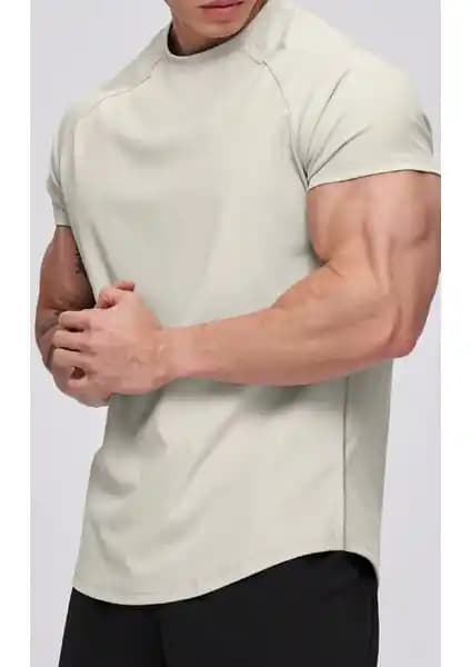 Ghassy Co Erkek Spor Tişörtü Günlük ve Spor Kullanımına Uygun Modern Tasarım