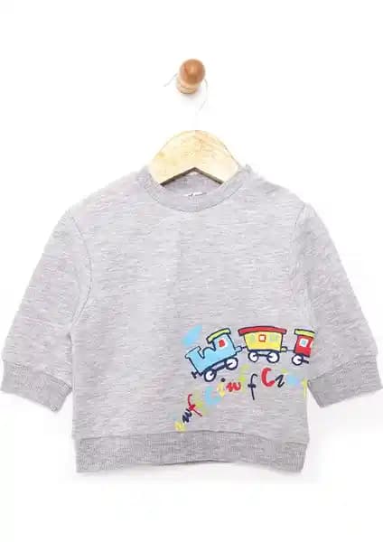 HelloBaby Basic Az Şardonlu Aslan Desenli Erkek Bebek Sweatshirt İncelemesi ve Özellikleri