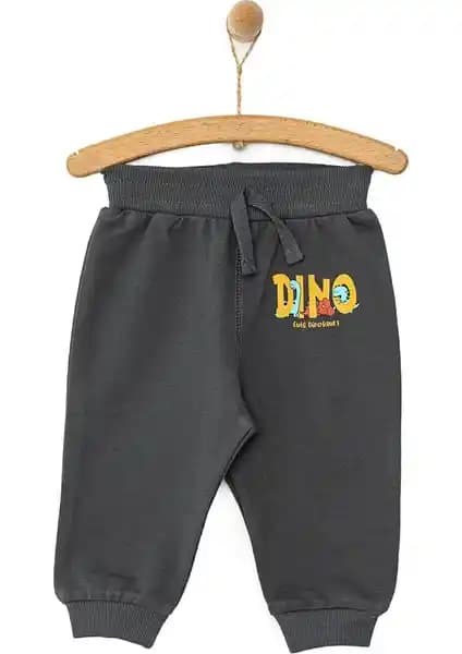 HelloBaby Basic Az Şardonlu Erkek Bebek Eşofman Altı Günlük Kullanım İçin Rahat ve Şık