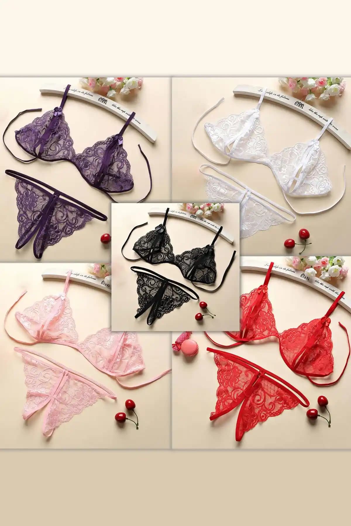 Imoda Fantezi Dantelli Sütyen ve Külot Takım Seti Şıklık ve Konforu Bir Arada Sunar