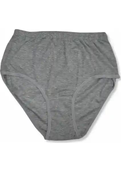 Kadınlar İçin Rahat ve Konforlu Gri Bato Külotlar 6'lı Paket İçeriği