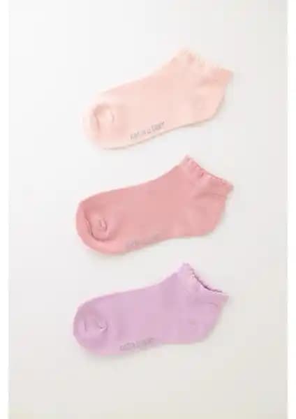 Katia & Bony Çocuk 3'lü Pamuklu Patik Çorap: Rahat ve Şık Günlük Kullanım İçin