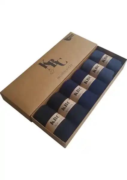 KBC Socks 6'lı Bambu Erkek Çorap Seti: Yumuşak ve Nefes Alabilir Tasarım
