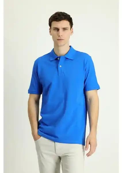 Kiğılı Polo Yaka Regular Fit Nakışlı Pamuk Tişörtü Şıklık ve Konfor Sunan Günlük Giyim Seçeneği