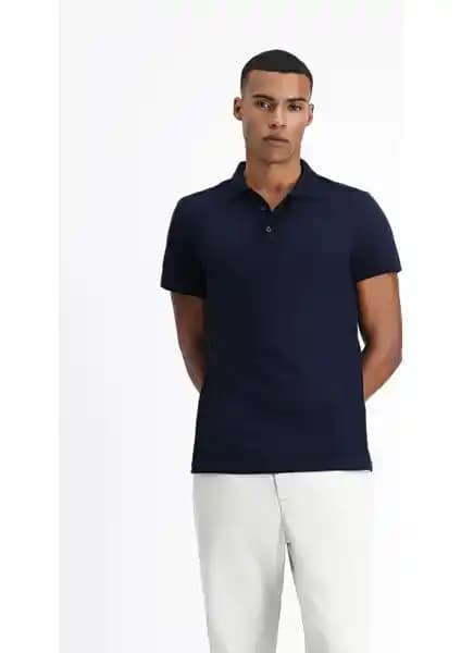 Kiğılı Polo Yaka Regular Fit Nakışlı Pamuklu Tişört Günlük ve Spor Şıklığı Sunar