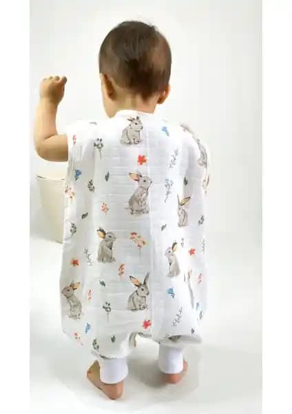 Las Vivas Kids Yazlık Müslin Uyku Tulumu Çocuklar İçin Nefes Alabilir ve Rahat Uyku Seçeneği