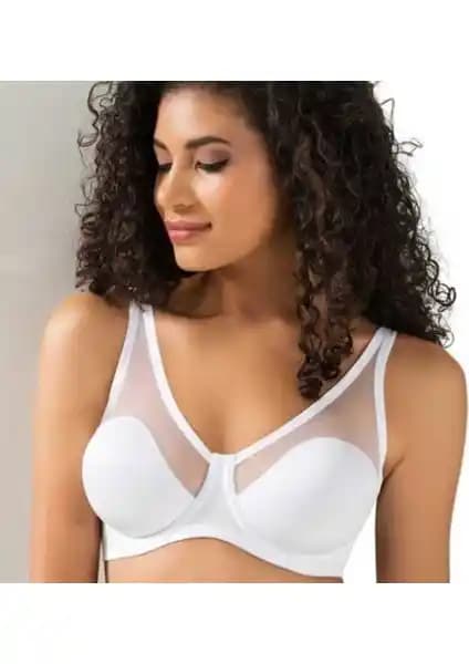 Le Jardin Beyaz Fenetta Tül Kaplı C Cup Toparlayıcı Sütyen: Şıklık ve Konfor Bir Arada