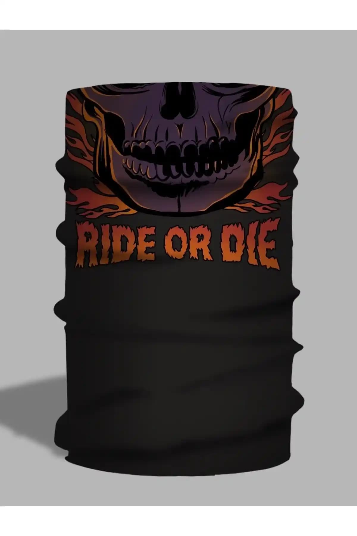 LU&MA Skull Desenli Çok Yönlü Boyunluk Spor ve Günlük Kullanım İçin Uygun