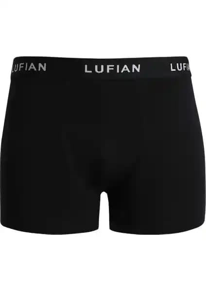 Lufian Dany Erkek Pamuklu Siyah Boxer: Konfor ve Şıklığın Modern Buluşması