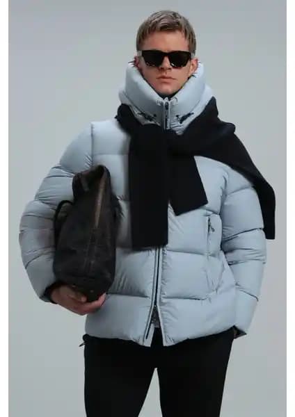 Lufian Tommy Kaz Tüyü Erkek Montu Şıklık ve Sıcaklık Sunan Modern Kış Kıyafeti