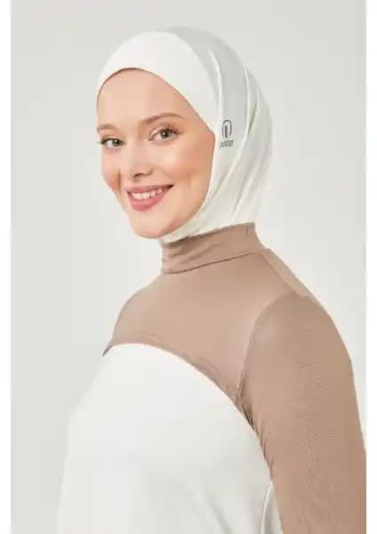 Melodi Scarf Kadın Tesettür Balıkçı Yaka Boyunluk ve Kolluk Kombinasyonu