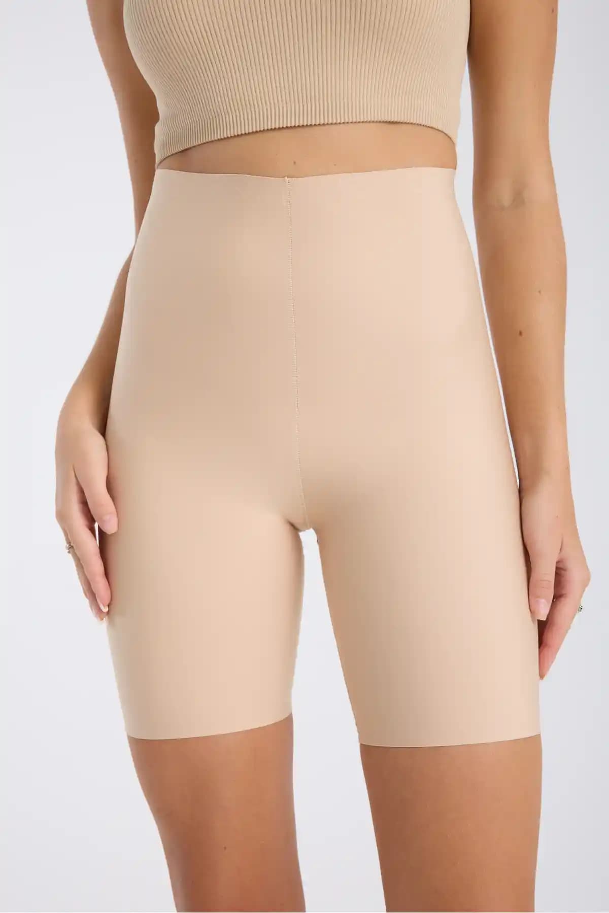 Mitay Premium İnceltici Kalça Göbek ve Basen Lazer Hayalet Korse Günlük Kullanım