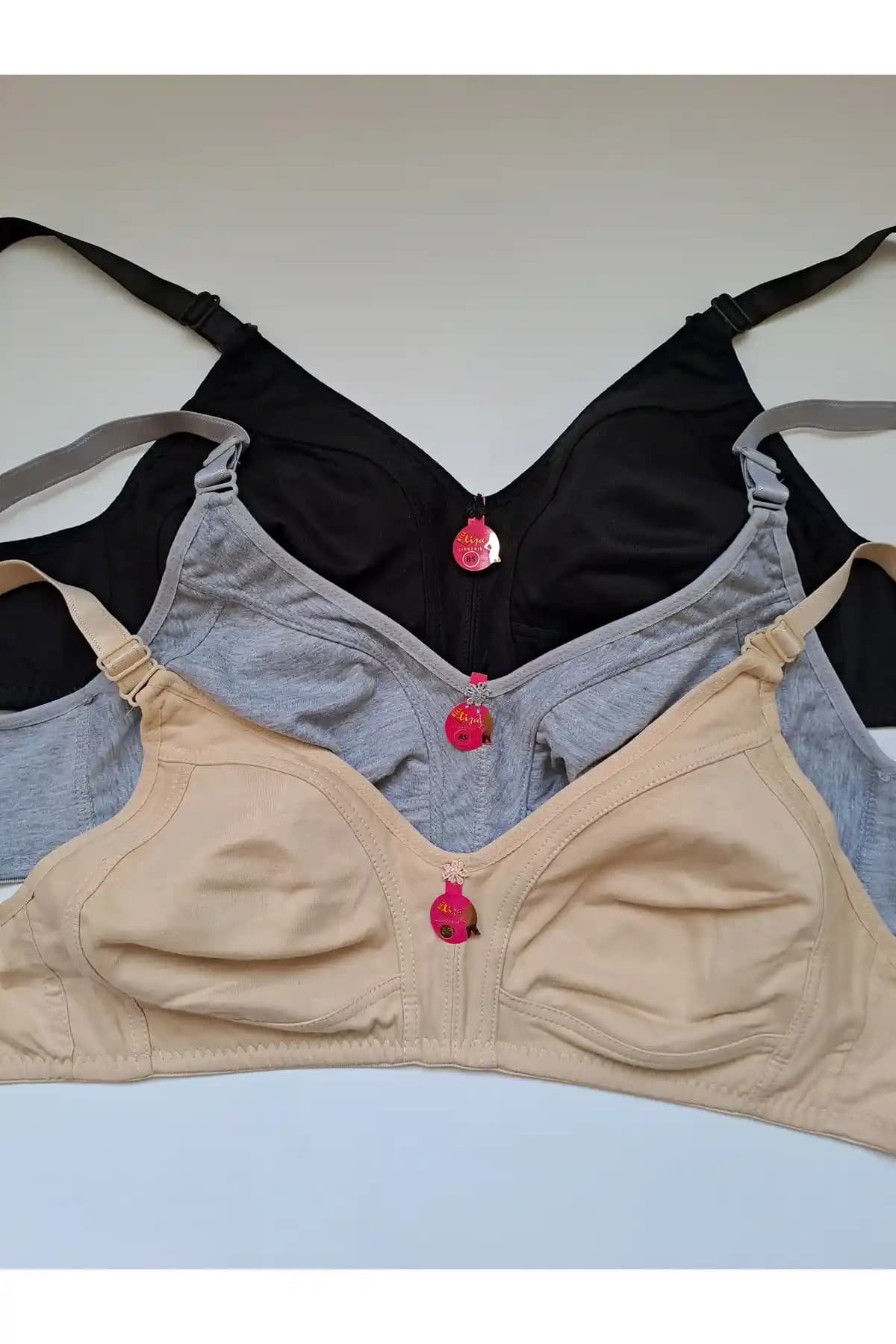 NARIYA Kadın Büyük Beden Sütyen 3'lü Set: Rahatlık ve Şıklığın Mükemmel Buluşması