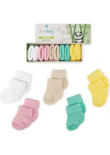 Novibaby 5'li Bambu Yenidoğan Bebek Çorapları: Doğal Konfor ve Sağlık Sunan Güvenilir Ürün