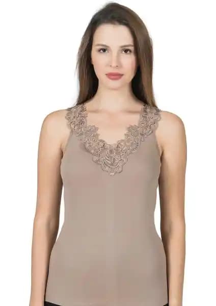 Özkan Underwear 2001 Kadın Pamuklu Ribana Dantelli Güpürlü Atlet Özellikleri ve Kullanım Rehberi